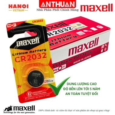 Pin 3V Maxell CR2.032/CR2.025/CR2.016 - Cúc áo cho remote, smartkey, khóa điện tử, máy tính, đồng hồ - Giá chỉ 28.000đ 7