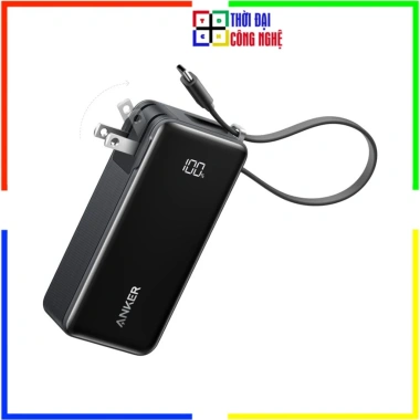 Pin Anker MagGo A1.637 10.000mAh Không Dây 20W PD, Tương Thích iPhone 15‑17 - 1.07 Triệu