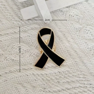 Pin huy hiệu màu đen Trâm cài ruy băng đen, lưu niệm nữ hoàng cho đám tang giá 31.900₫ 2