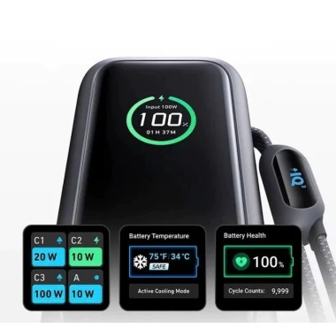 Pin sạc dự phòng Anker A1.695 25.000mAh 165W cáp rút gọn, bảo hành 18t, 1 đổi 1, 1,699,000 VND 8