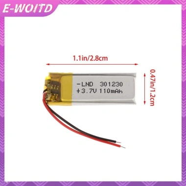 Pin sạc Polymer 3.7V 110mAh E-WOITD cho tai nghe MP3 MP4 - Giá chỉ 44.550₫