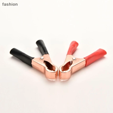 Pin Xe Kiểm Tra Chì 2 Cái Đỏ Đen Clip Cá Sấu 50A 80mm Siêu Bền Giá Tốt