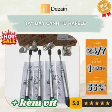 Pít tông tay đẩy cánh tủ Hafele chính hãng 80‑150N – Động cơ thủy lực mạnh, lắp đặt dễ dàng, giá ưu đãi 41.542₫
