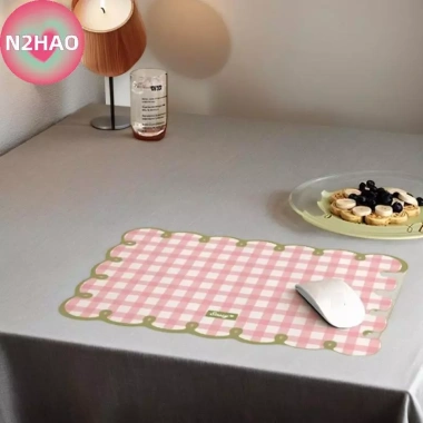 Placemat Diatom Bùn N2HAO Hình Chữ Nhật Cách Nhiệt, Chống Trượt, Thấm Hút - Trang Trí Bàn