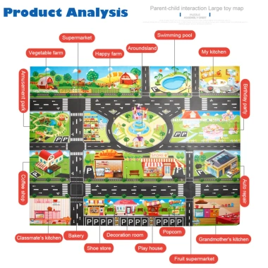 Playmat Trẻ em Giao Thông Đường Bộ - Đồ chơi Thành phố, Giá ưu đãi 52.690 9 Playmat Trẻ em Giao Thông Đường Bộ - Đồ chơi Thành phố, Giá ưu đãi 52.690 9