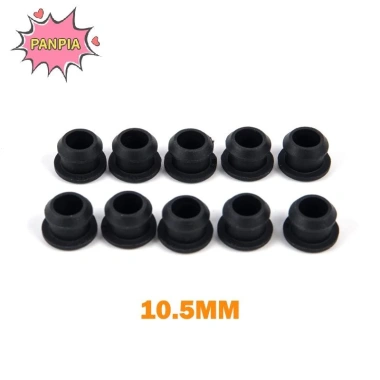Pnpia 10 chiếc cao su silicon snap‑on lỗ cắm 2.5‑14 mm, mũ cối chặn, giá 39.160đ 10