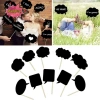 Pnpia 10 chiếc DIY Photo Booth - Chống đỡ đám cưới, sinh nhật, thẻ đen, bảng phấn dính boutique, giá ưu đãi 2