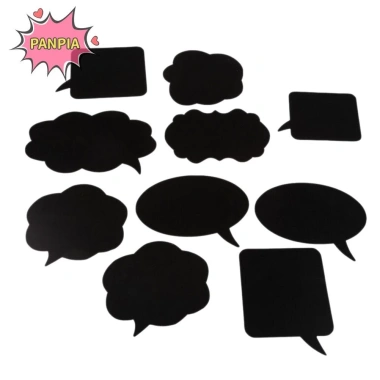 Pnpia 10 chiếc DIY Photo Booth - Chống đỡ đám cưới, sinh nhật, thẻ đen, bảng phấn dính boutique, giá ưu đãi 3