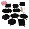 Pnpia 10 chiếc DIY Photo Booth - Chống đỡ đám cưới, sinh nhật, thẻ đen, bảng phấn dính boutique, giá ưu đãi 4