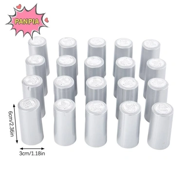 Pnpia 100 Chiếc Nắp Co Nhiệt Silicone Cho Rượu – Đệm Co Giãn, Thiết Kế Boutique, Giá Ưu Đãi 62.040₫