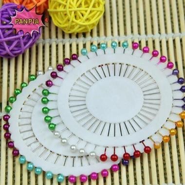Pnpia 480 chiếc kim may thẳng chân tròn ngọc trai màu loe - Giá ưu đãi 34.463 VND, chất lượng boutique