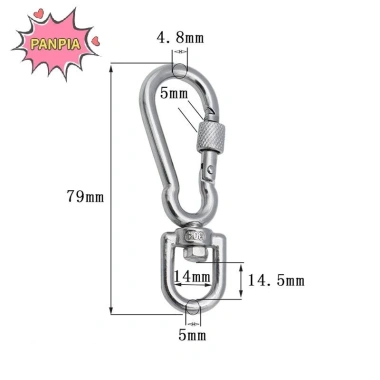 Pnpia Thép Không Gỉ Xoay Móc Khóa Dây Xích Chó – Kẹp Đi Bộ Cắm Trại, Giá 53.835₫