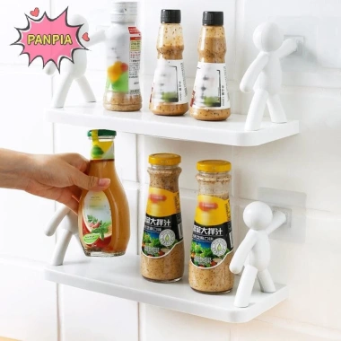 Pnpia Tự Dính Phòng Tắm - Giá Để Đồ Nhựa, Kệ Hỗ Trợ, Dầu Gội, Chỉ 57.750₫