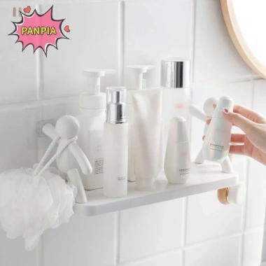 Pnpia Tự Dính Phòng Tắm - Giá Để Đồ Nhựa, Kệ Hỗ Trợ, Dầu Gội, Chỉ 57.750₫