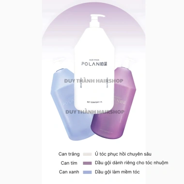 POLAN Dầu Gội Xả 4.000ml Chính Hãng - Dưỡng Mềm Mượt, Tắm Màu, Giá 395.000