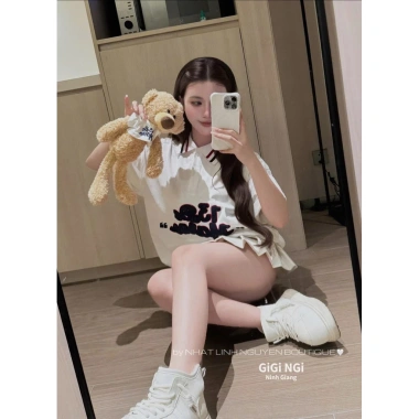 POLO 13DE MARZO Chữ XÙ - Kèm Gấu Cài Siêu Xinh, Giá Ưu Đãi 690.000đ