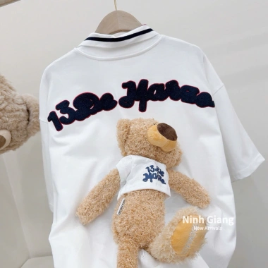 POLO 13DE MARZO Chữ XÙ - Kèm Gấu Cài Siêu Xinh, Giá Ưu Đãi 690.000đ