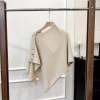 Poncho Dệt Kim Dày Ấm SWETSASHAHEARTS Khăn Choàng Pashmina Nút Mùa Thu Đông 3
