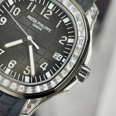 PP 5.167 Bản Đá Baguette 40mm Caliber 324 Kính Sapphire Nguyên Khối - Fullbox Đầy Đủ Phụ Kiện - Giá Ưu Đãi 18.5 Triệu