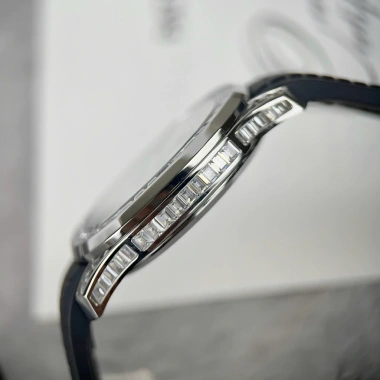 PP 5.167 Bản Đá Baguette 40mm Caliber 324 Kính Sapphire Nguyên Khối - Fullbox Đầy Đủ Phụ Kiện - Giá Ưu Đãi 18.5 Triệu