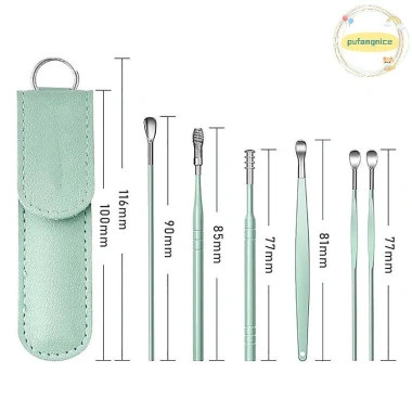 Pufangnice 6 chiếc Dụng Cụ Làm Sạch Tai Earpick - Gọn Gàng, An Toàn, Giá 35.200₫