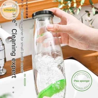 Pufangnice Đậu Hình Bọt Biển - Đậu Bụi Tái Sử Dụng, Làm Sạch Chai, Giá 41.360₫