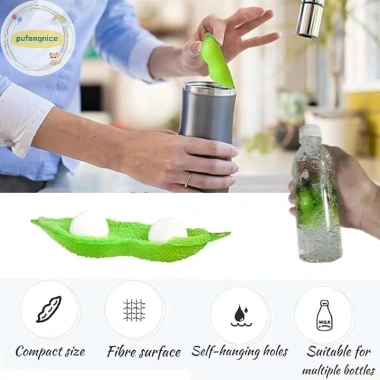Pufangnice Đậu Hình Bọt Biển - Đậu Bụi Tái Sử Dụng, Làm Sạch Chai, Giá 41.360₫