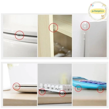 Pufangnice Hạt Silicon Trong Suốt Chống Va Chạm - Miếng Lót Tắt Tiếng, Dán Đệm Chống Trượt, Giá 45.980₫ 9