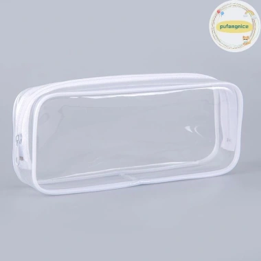 Pufangnice Hộp đựng bút chì trong suốt dung tích lớn - Túi đựng bút học sinh sáng tạo, giảm 22%