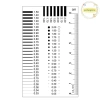 Pufangnice Huy Hiệu Đồng Hồ Đo Vết Stain Card, Thước Đo Điểm, Dây Thước Phim Stain Tương Phản, Giá 40.150₫
