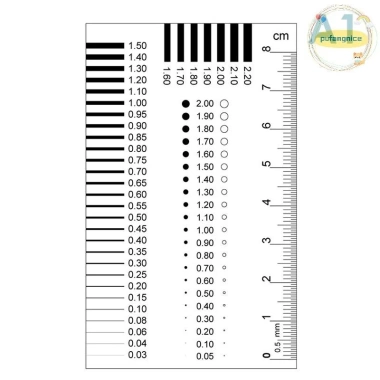 Pufangnice Huy Hiệu Đồng Hồ Đo Vết Stain Card, Thước Đo Điểm, Dây Thước Phim Stain Tương Phản, Giá 40.150₫