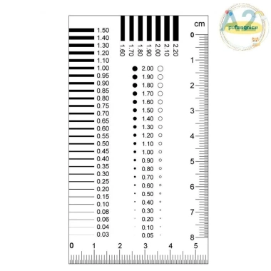 Pufangnice Huy Hiệu Đồng Hồ Đo Vết Stain Card, Thước Đo Điểm, Dây Thước Phim Stain Tương Phản, Giá 40.150₫
