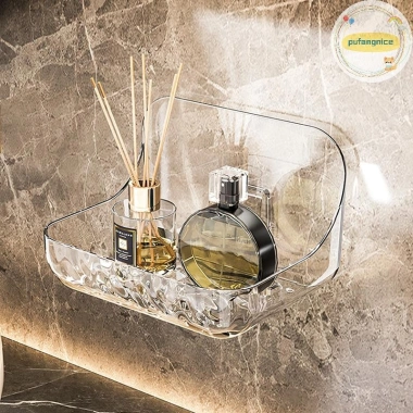Pufangnice Kệ Treo Tường Trong Suốt Phòng Tắm - Chậu Rửa & Bảo Quản Mỹ Phẩm, 56.980₫