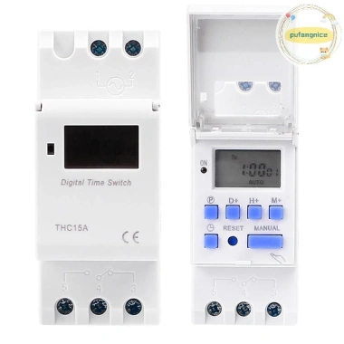 Pufangnice THC15A Rơle hẹn giờ kỹ thuật số đa điện áp 220V/12V/24V/110V, giá ưu đãi 149.050₫