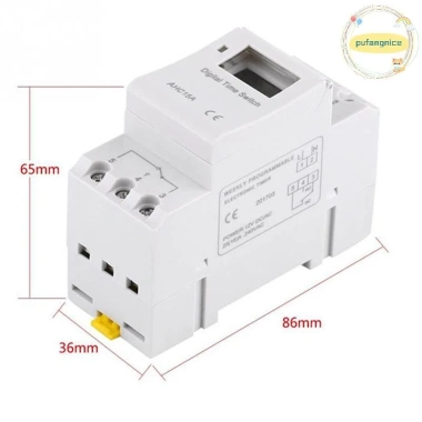 Pufangnice THC15A Rơle hẹn giờ kỹ thuật số đa điện áp 220V/12V/24V/110V, giá ưu đãi 149.050₫