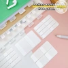 Pufangnice Trang Mờ 40/80/160 Đơn Giản Màu Trắng Dán Nhãn Suốt DIY Văn Phòng Học Tập Giá Ưu Đãi 41.688đ 5