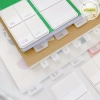 Pufangnice Trang Mờ 40/80/160 Đơn Giản Màu Trắng Dán Nhãn Suốt DIY Văn Phòng Học Tập Giá Ưu Đãi 41.688đ 7
