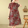 Qipao Midi Nữ Retro Trung Hoa Mùa Hè - Thiết Kế Sang Trọng, Giá Ưu Đãi 692k 10