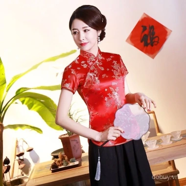 Qipao Retro Phụ Nữ Trung Quốc Hanfu Thiền Trà – Trang Phục Ưu Đãi 574.298 VND