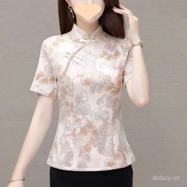 Qipao Top phong cách Trung Hoa cho phụ nữ trung niên - Thanh lịch, giá 511.908₫