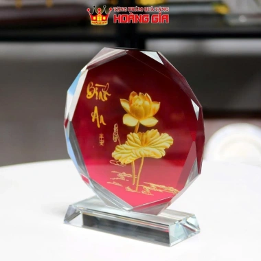 Quà Tặng 8/3 Biểu Trưng Pha Lê Hoa Sen Bình An – Dành cho Sếp Nữ, Cô Giáo, Đối Tác Cao Cấp – Giá chỉ 245.000₫
