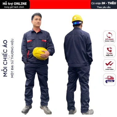 Quần Áo Bảo Hộ Lao Động PR01 Đồng Phục Kaki Pangrim Dày Dặn, Cao Cấp - 175k (Giảm 52k)