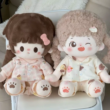 Quần áo bé 40cm Cotton bộ đồ ngủ in hình Búp Bê Ichiban dành cho Búp Bê thay thế 2