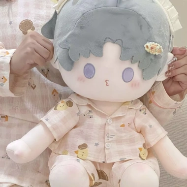 Quần áo bé 40cm Cotton bộ đồ ngủ in hình Búp Bê Ichiban dành cho Búp Bê thay thế 5
