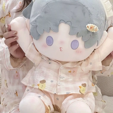 Quần áo bé 40cm Cotton bộ đồ ngủ in hình Búp Bê Ichiban dành cho Búp Bê thay thế 8