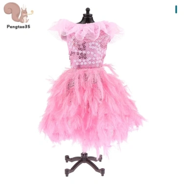 Quần áo búp bê 30CM - Váy dạ hội, cưới, công chúa, kéo, phụ kiện, COD, chỉ 49.170₫ 4