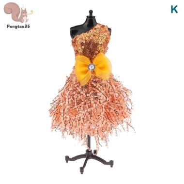 Quần áo búp bê 30CM - Váy dạ hội, cưới, công chúa, kéo, phụ kiện, COD, chỉ 49.170₫ 9