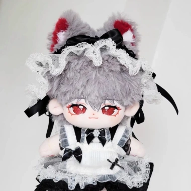 Quần Áo Búp Bê Cotton 20cm Đen Trắng Dễ Thương Ren - Đồ Người Giúp Việc 4 Quần Áo Búp Bê Cotton 20cm Đen Trắng Dễ Thương Ren - Đồ Người Giúp Việc 4