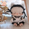 Quần Áo Búp Bê Cotton 20cm Đen Trắng Dễ Thương Ren - Đồ Người Giúp Việc 5