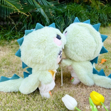 Quần áo búp bê cotton 20cm Khủng long dễ thương khăn choàng ma ám - Giá 128.112₫ 3 Quần áo búp bê cotton 20cm Khủng long dễ thương khăn choàng ma ám - Giá 128.112₫ 3